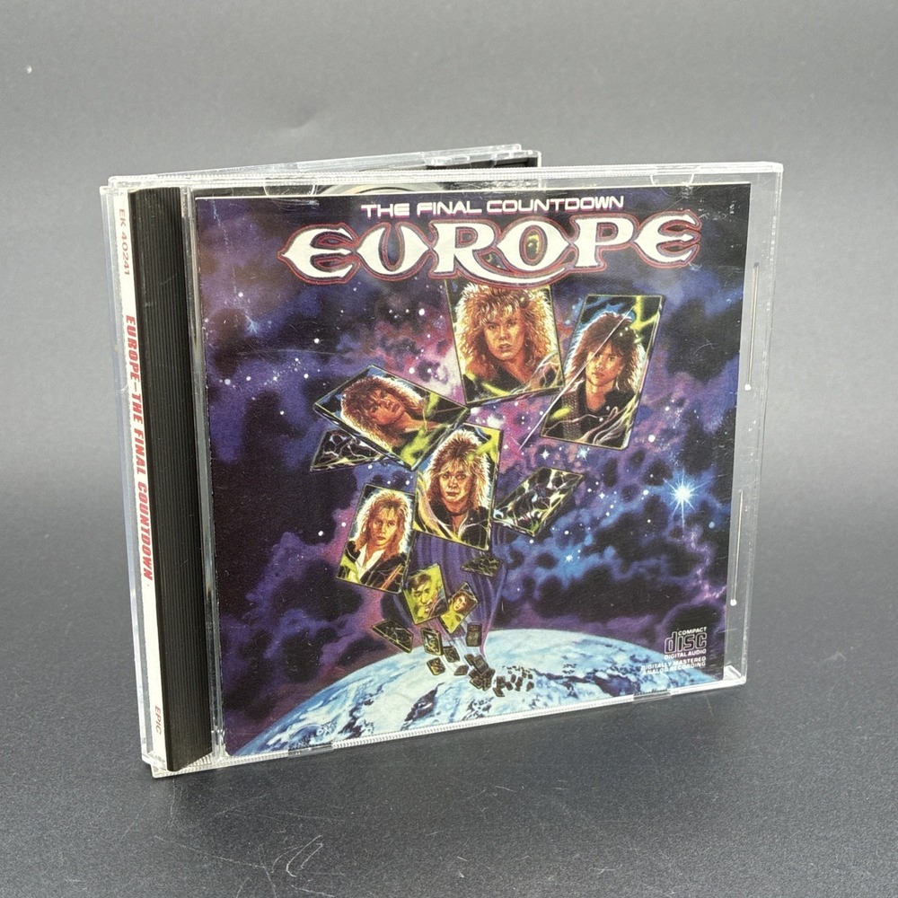 Europe The Final Countdown CD 1986 Epic Records 80s Hard Rock Glam Metal